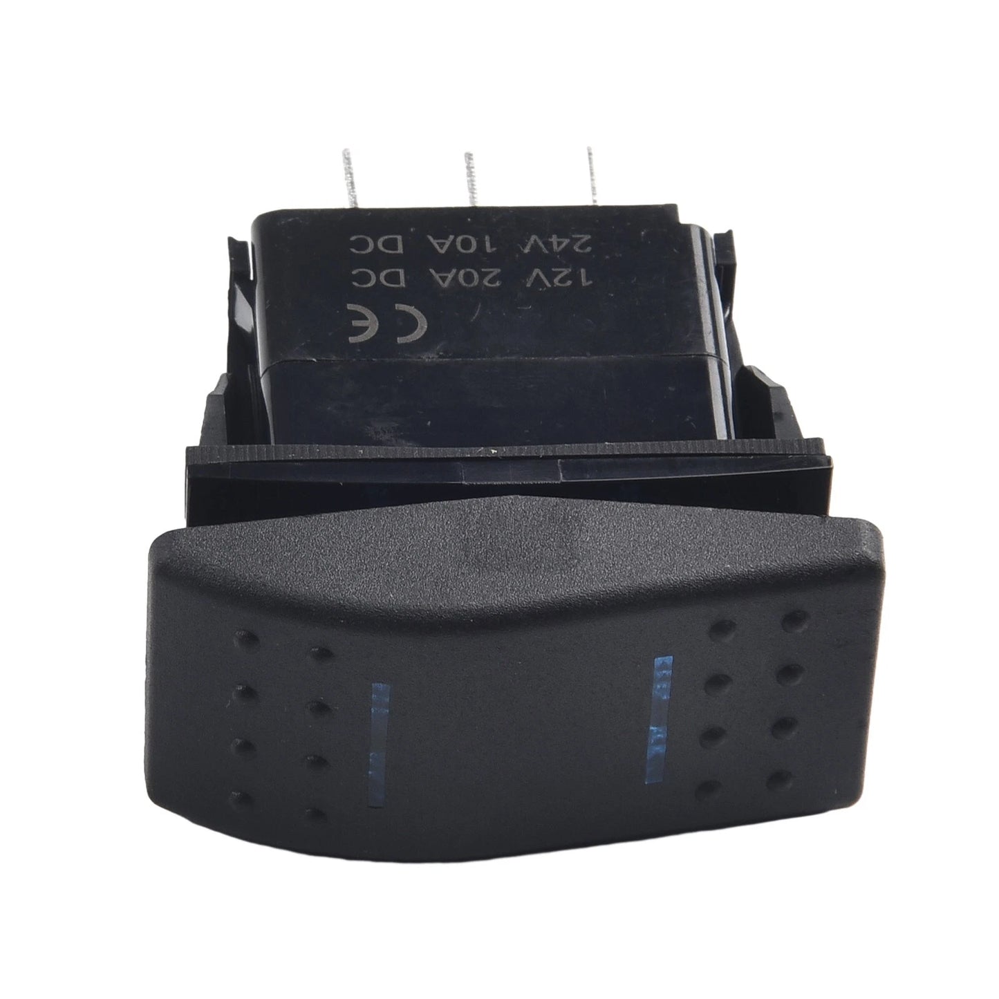 Rocker Switch / 12V/20A 24V/10A / 4952.524mm Blue LED Light for DPDT
