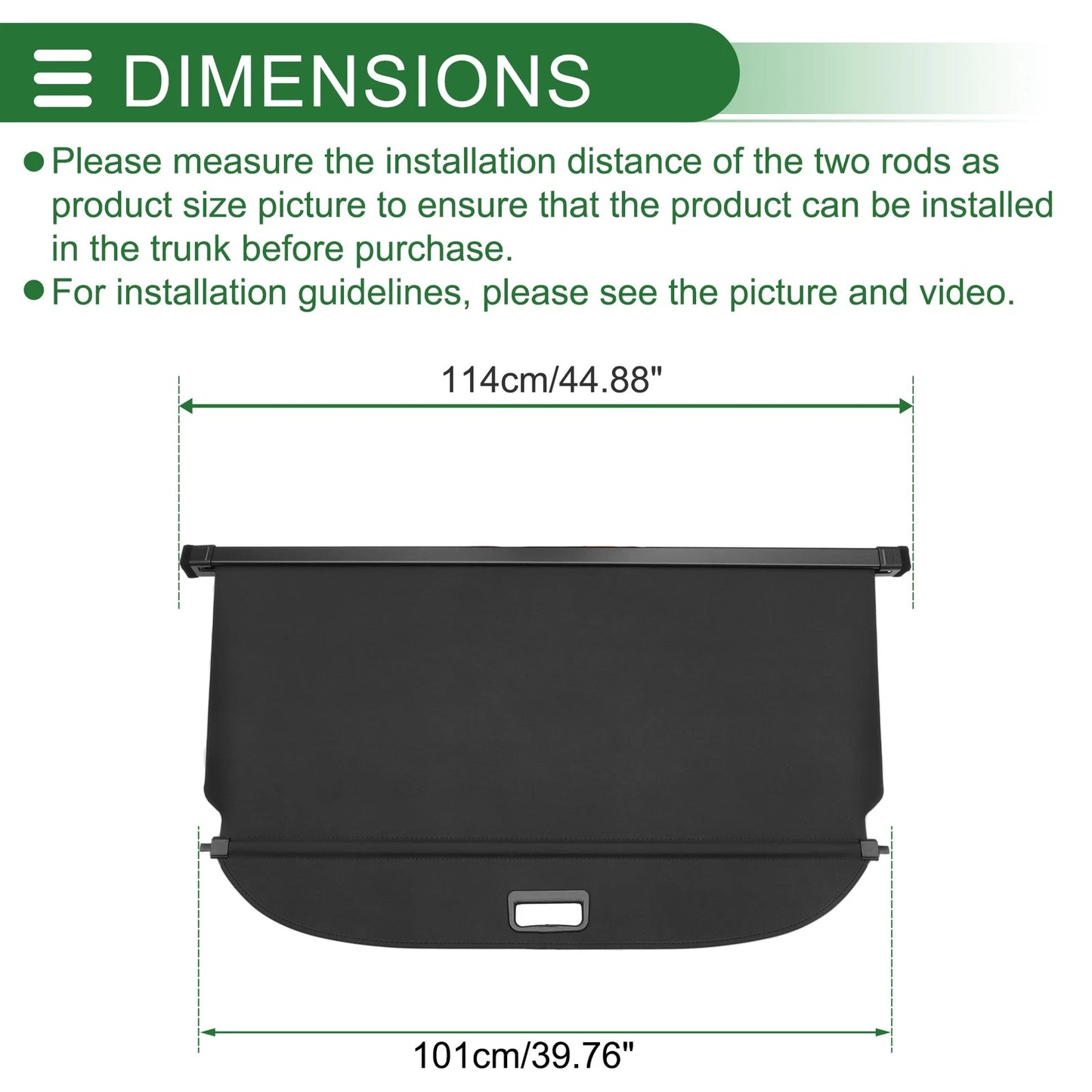 Cargo Cover for Toyota Prius Base 2004-2009 - Retractable Boot Accessory