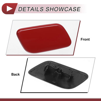 Front Right Washer Nozzle Cover for Subaru Forester 2013-2015 Red