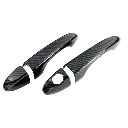 Carbon Fiber Style Exterior Door Handle Cover for Dodge Dart Sedan (2013-2016)