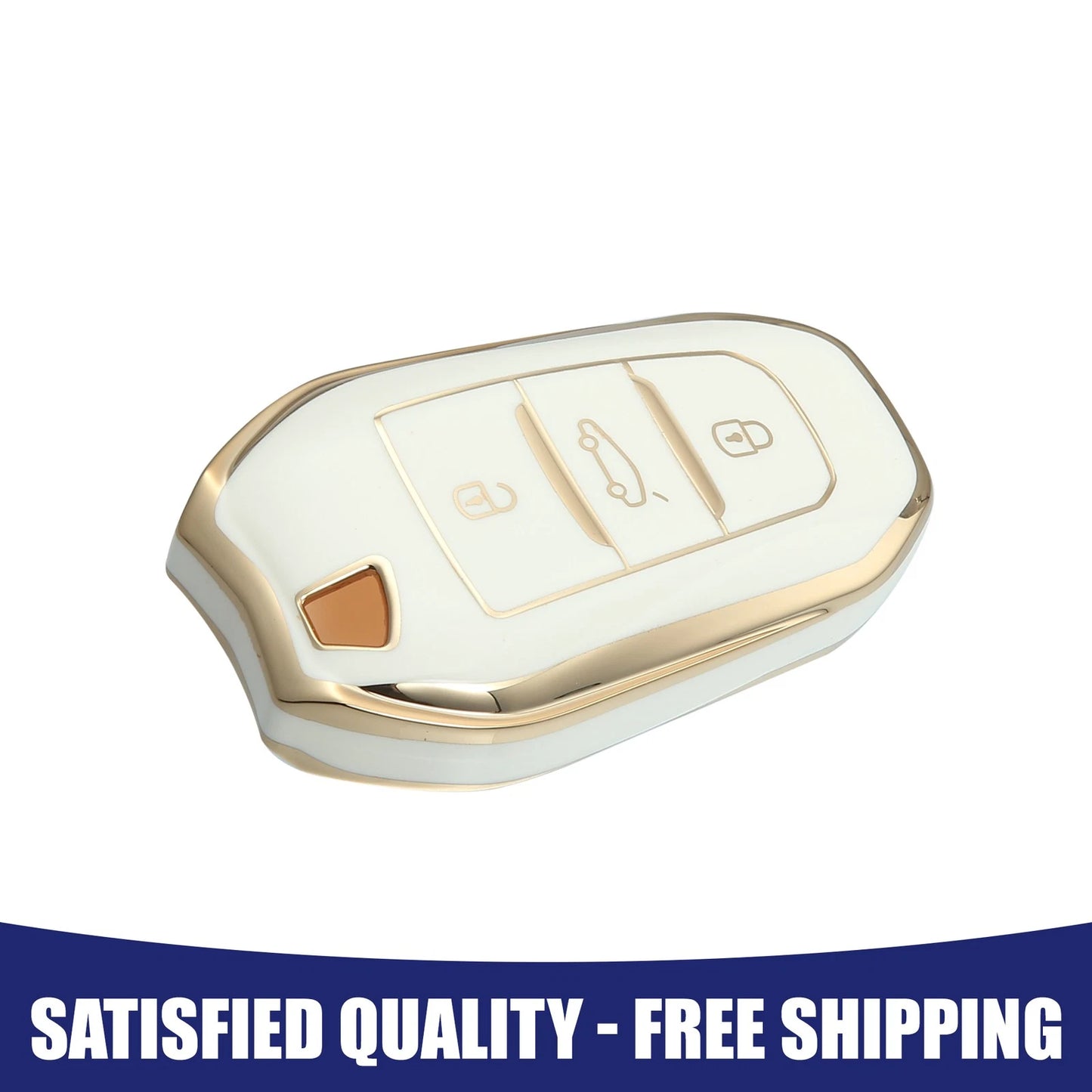 Smart Key Fob Case Cover for Peugeot 3008 5008 (2017-2020)