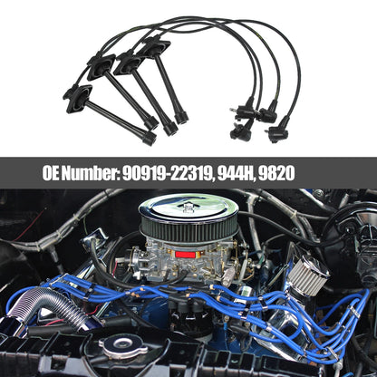 4pcs Spark Plug Ignition Wires for Toyota Camry DLX, LE, XLE 2.2L L4 (1992-1996)