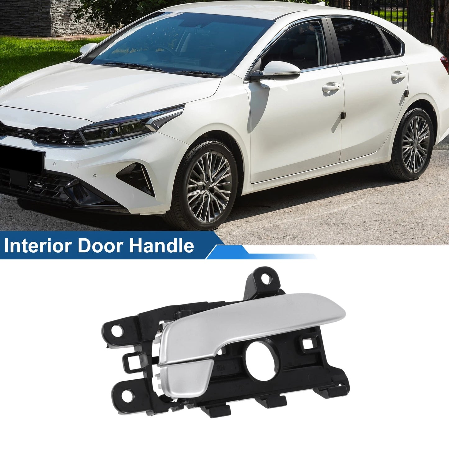 Front Driver Side Door Handle for Kia K3 (2014-2017) Black Chrome