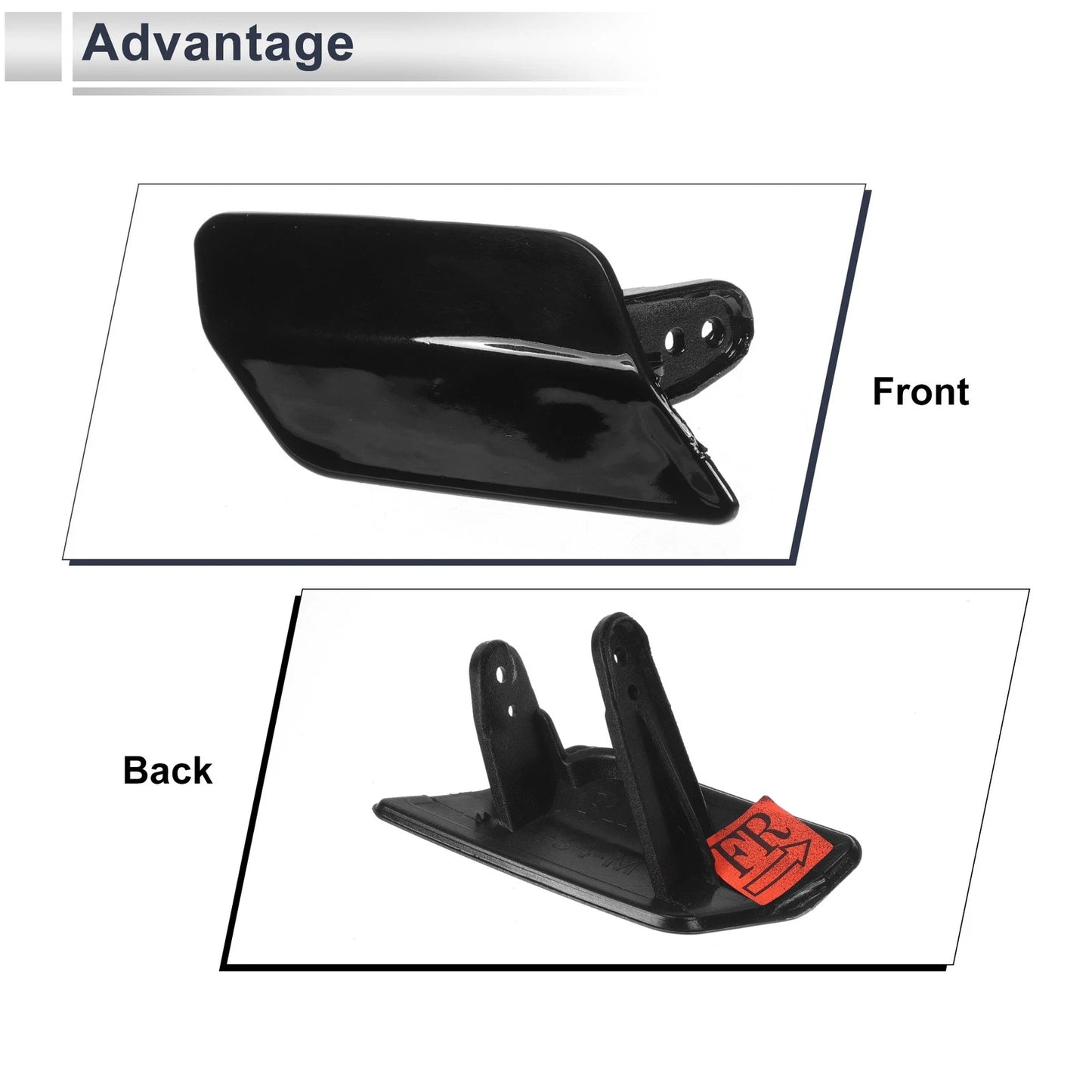 Front Right Washer Nozzle Cover for BMW 335i GT xDrive (2012-2015)