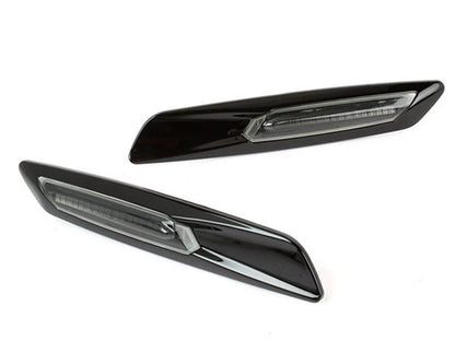 Smoke Amber LED Side Marker Lights for BMW E81 E90 E60 (2007-2013)