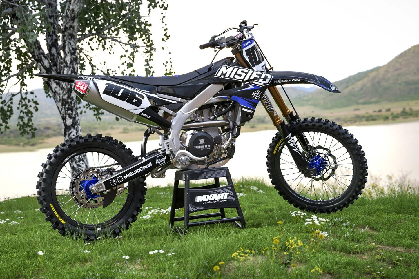 Custom Sticker Kit for Yamaha TTR 125 (2000-2005) - CLUB Style Decals