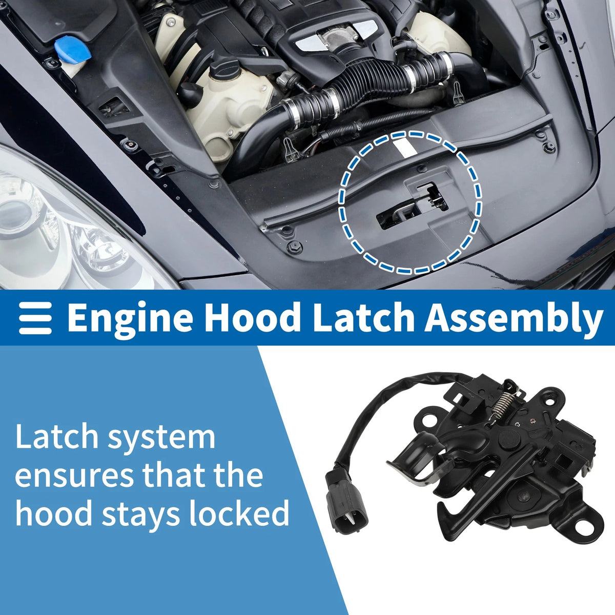 Hood Latch Assembly for Toyota Land Cruiser (2009-2017)
