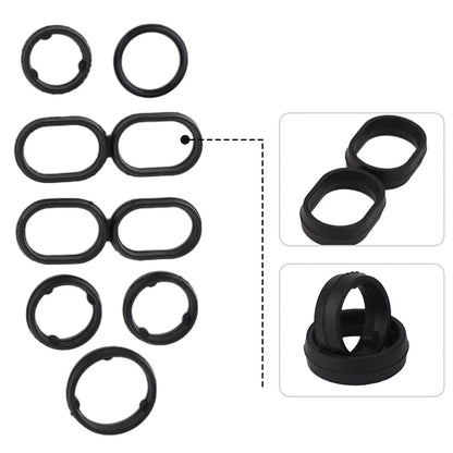 Oil Cooler Filter Ring Gasket 7 x for Dodge/Jeep