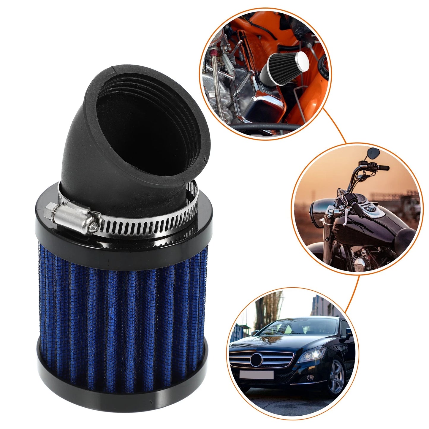 Air Filter / 28–48mm / Universal Air Filter for Honda