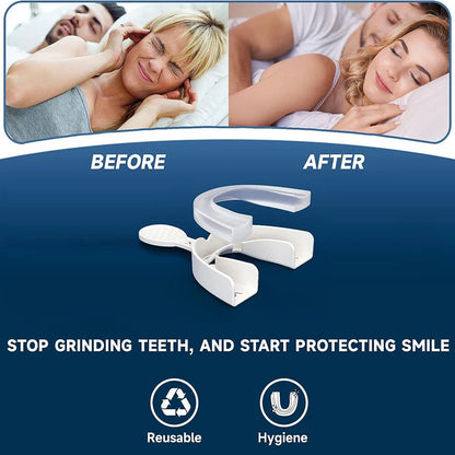 Moldable Dental Night Mouth Guard Set for Teeth Grinding & Clenching