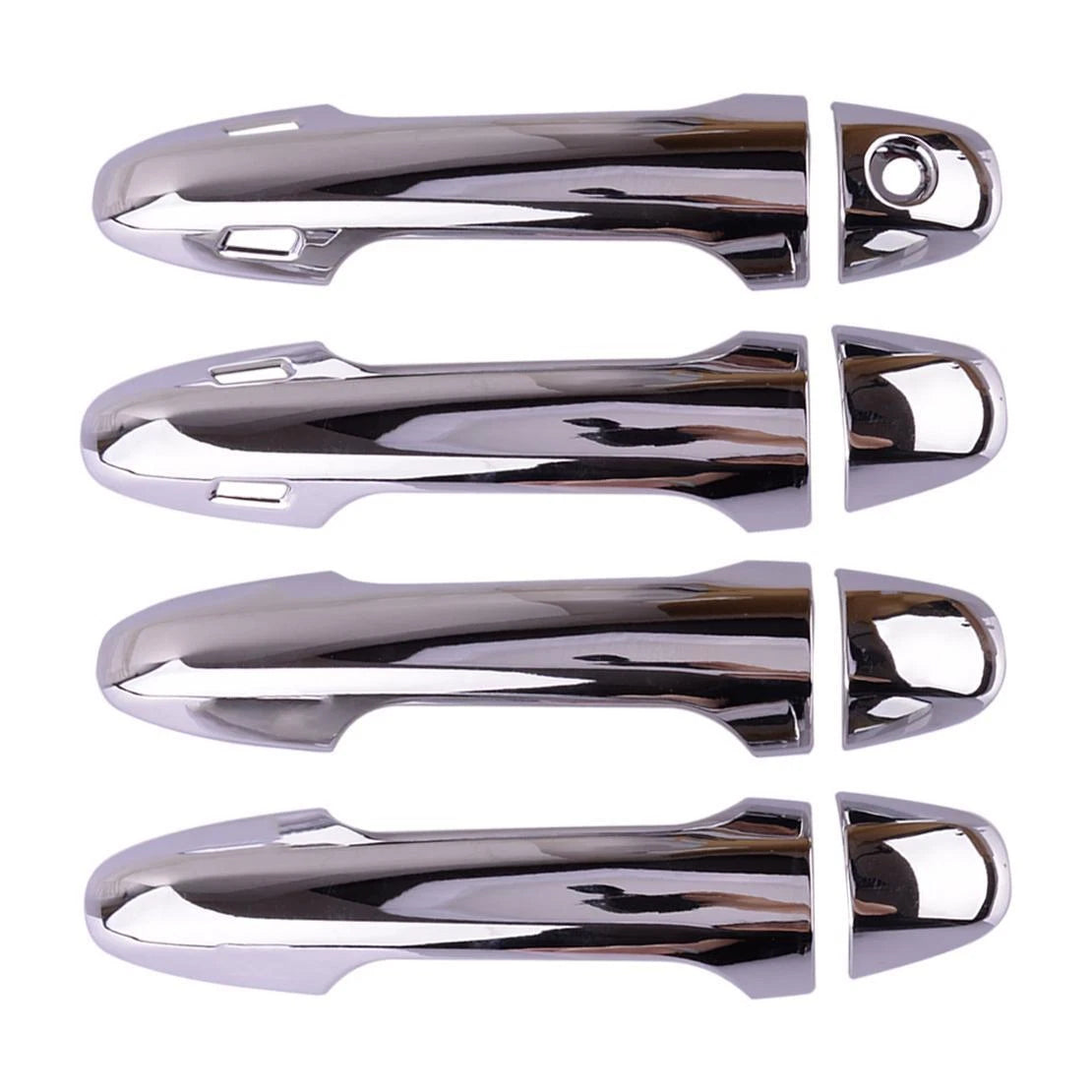 Chrome Side Smart Key Door Handle Cover Trim for Toyota Tacoma (2016-2022)