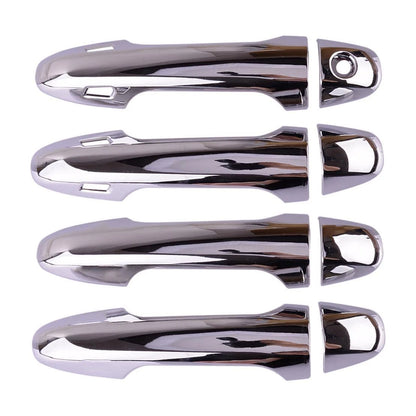 Chrome Side Smart Key Door Handle Cover Trim for Toyota Tacoma (2016-2022)