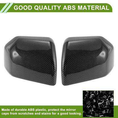 Black Side Mirror Cover Caps for Ford F150 (2015-2020)