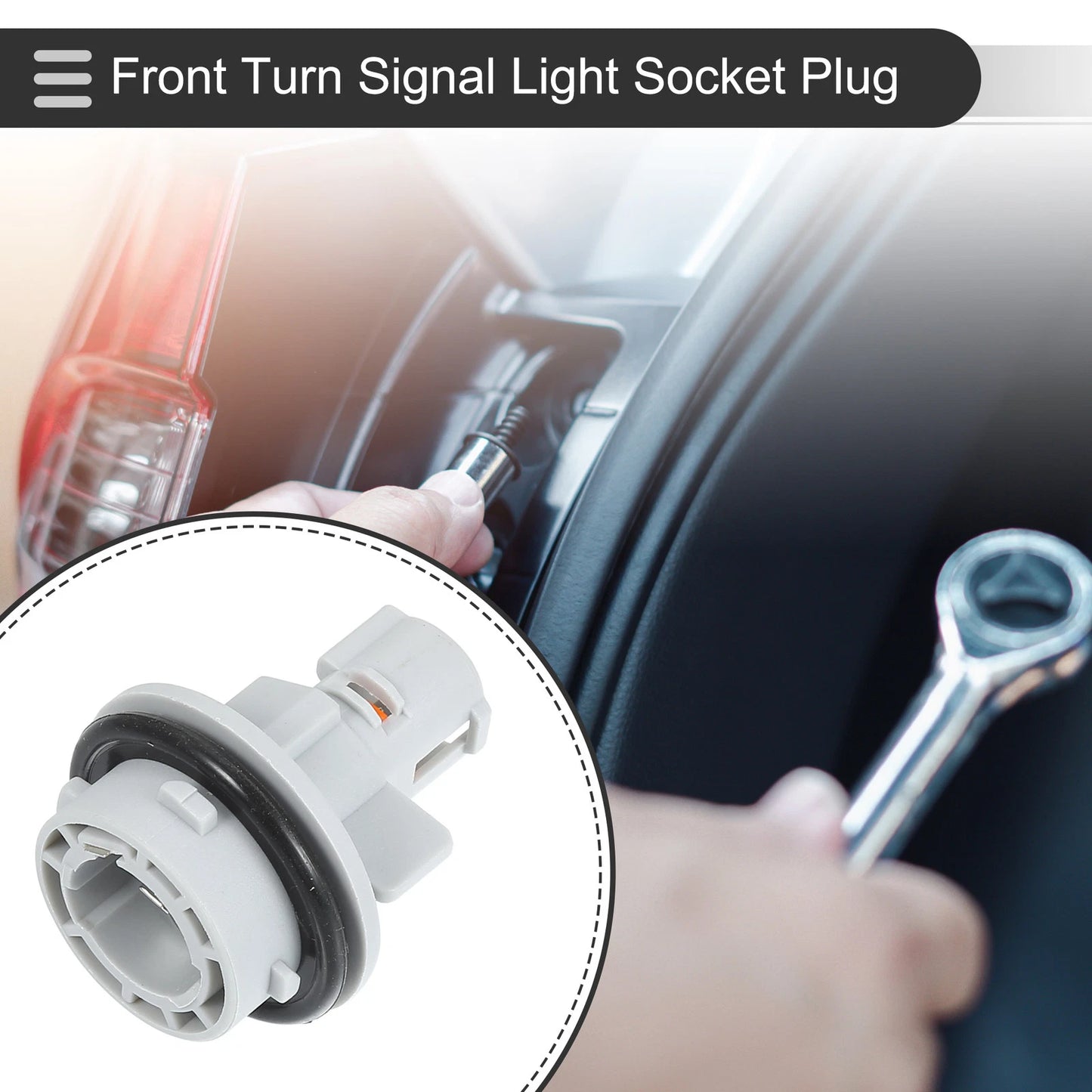 Socket Plug Front Turn Signal Light for Acura RDX Base (2019-2021)