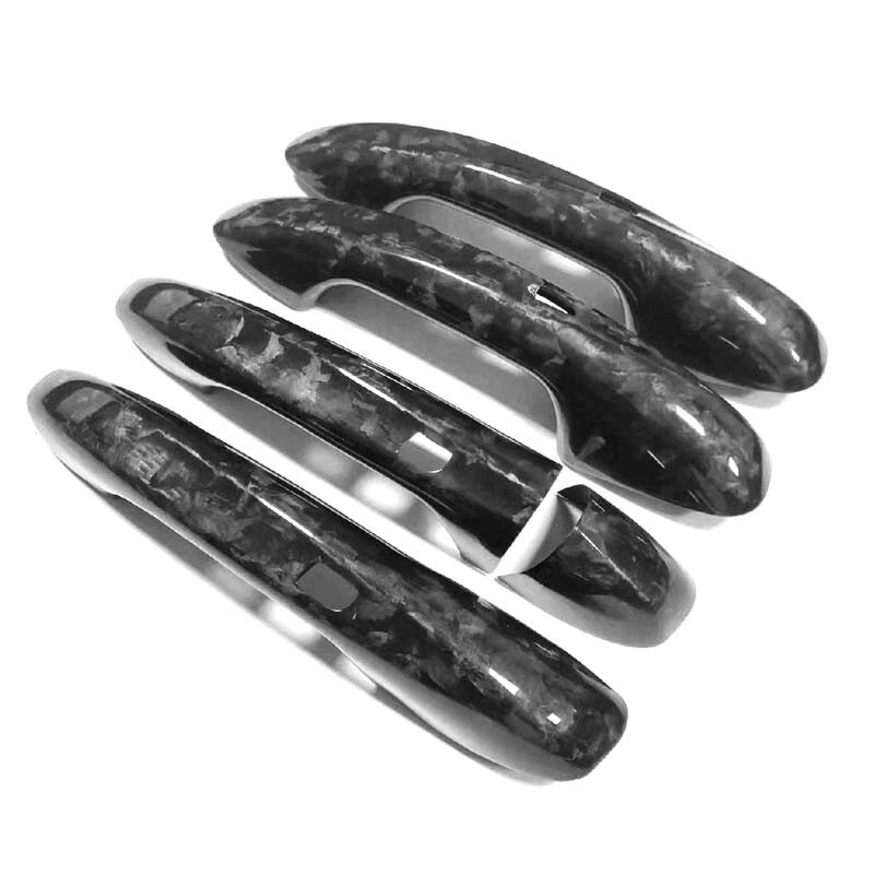 Forging Carbon Fiber Exterior Door Hand Cover fits Benz W205 C Class E GLE GLC