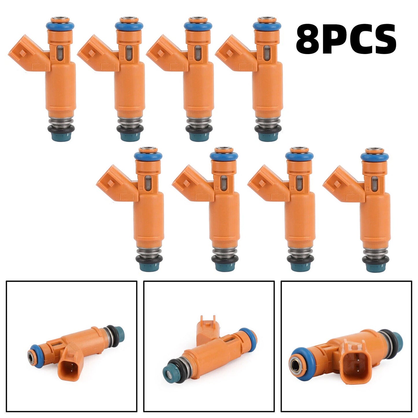 8pcs Fuel Injectors for Land Rover Range Rover Jaguar 4.2L 4.4L (2002-2012)