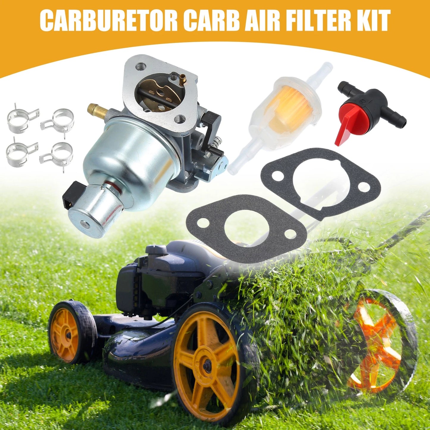 Set / Carburetor / Carb Kit for Kawasaki FR600V 4-Cycle Engine