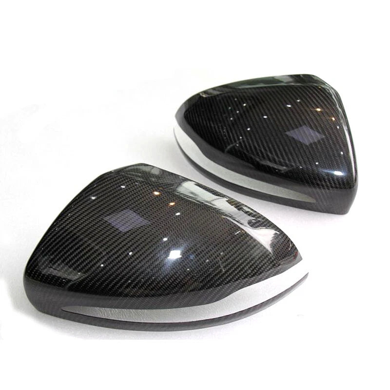 Real Carbon Fiber Wing Mirror Cover fit for Benz C Class C200 C250 C300 W205