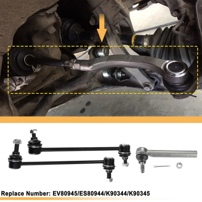 10 x Front Tie Rod End Sway Bar Link Boot for Toyota/Lexus RX330 (2004–2006)