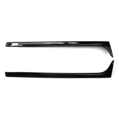 Black Rear Window Side Spoiler Canard Splitter Trim for VW Polo (11-17)