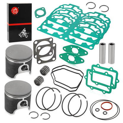 Top End Rebuild Pistons 82mm Gasket for Ski-Doo GSX 800
