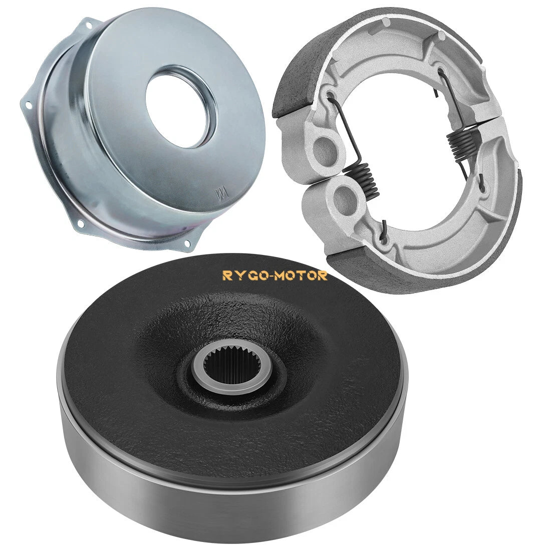 Rear Brake Drum Hub Shoes Cover for Yamaha Bruin 250 350 (2004–2006)