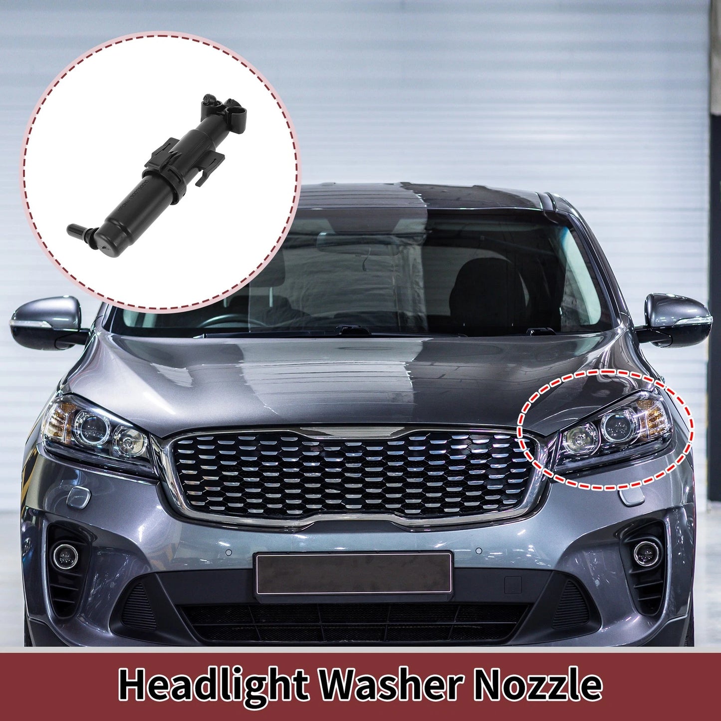 Driver Side Headlight Washer Nozzle for BMW 528i (2011-2016)