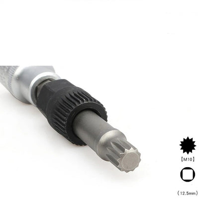Clutch Pulley Removal Tool Accessory for Alternator Black Silver M10/T50 Metal