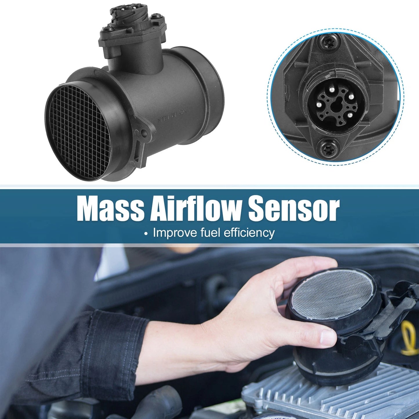 Mass Air Flow Sensor for Mercedes-Benz E320 3.2L (1994-1996)