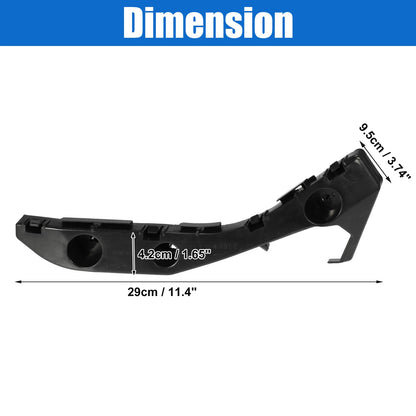 Left & Right Front Bumper Cover Support Rails for Toyota Prius (2001-2009)