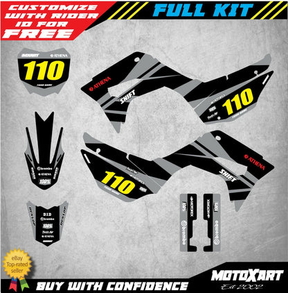 Custom Graphics Full Kit for Honda CRF 110 (2019-2020) MONO Style Stickers