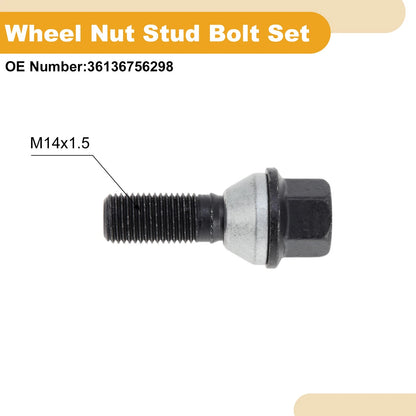 M14x1.5 Wheel Lug Studs for BMW X5 E53 (2002-2006) - 5 Pcs