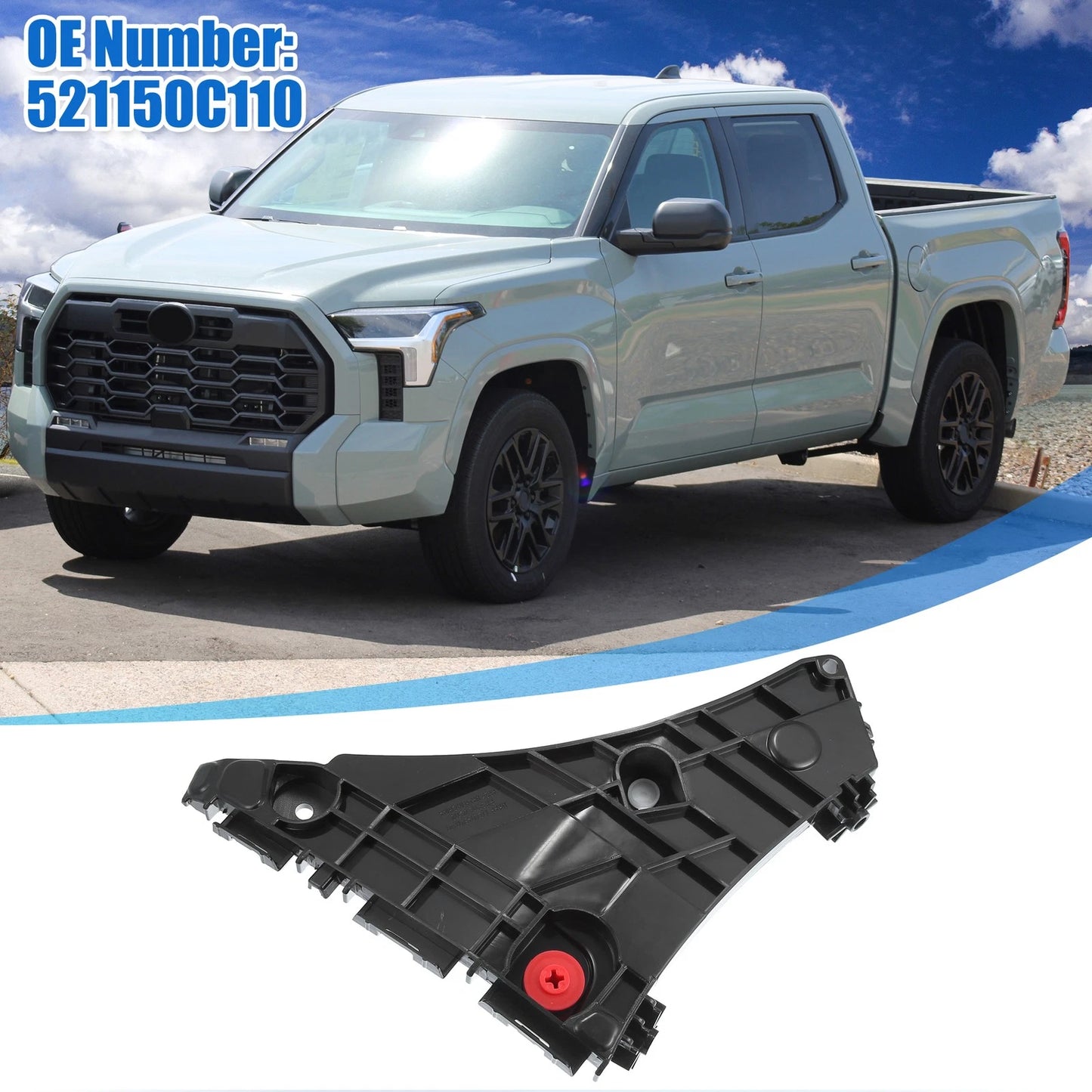 Right Bumper Bracket Spacer Mounting Support for Toyota Tundra (2014–2021)