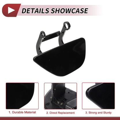 Front Right Washer Nozzle Cover for BMW 535i GT (2010-2017) Black