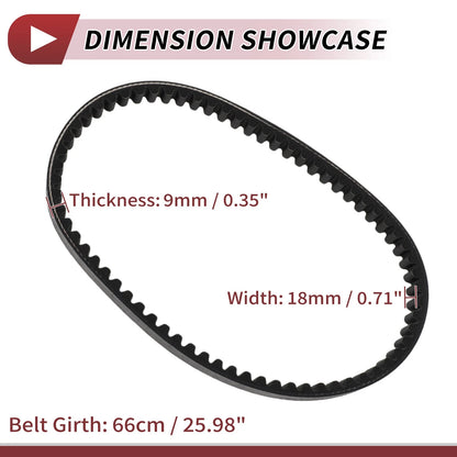 Drive Belt V-Belt for Honda 2 Stroke 50cc Engines Motorcycle (2000-2023)