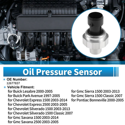 1 Pcs Engine Oil Pressure Sensor for Buick LeSabre (2000–2005)