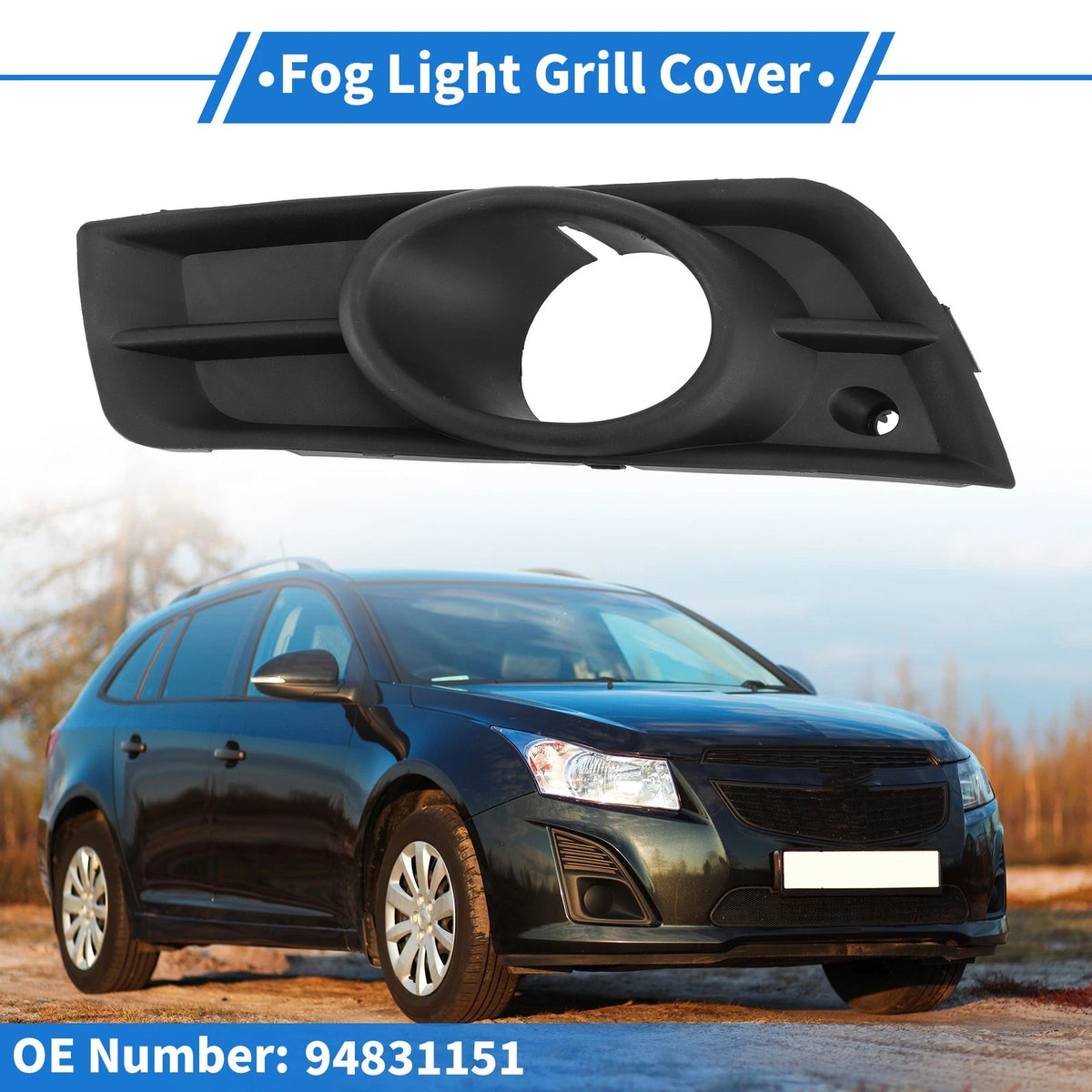 1 x Front Left Fog Light Grill for Chevrolet Cruze (2011 - 2015)