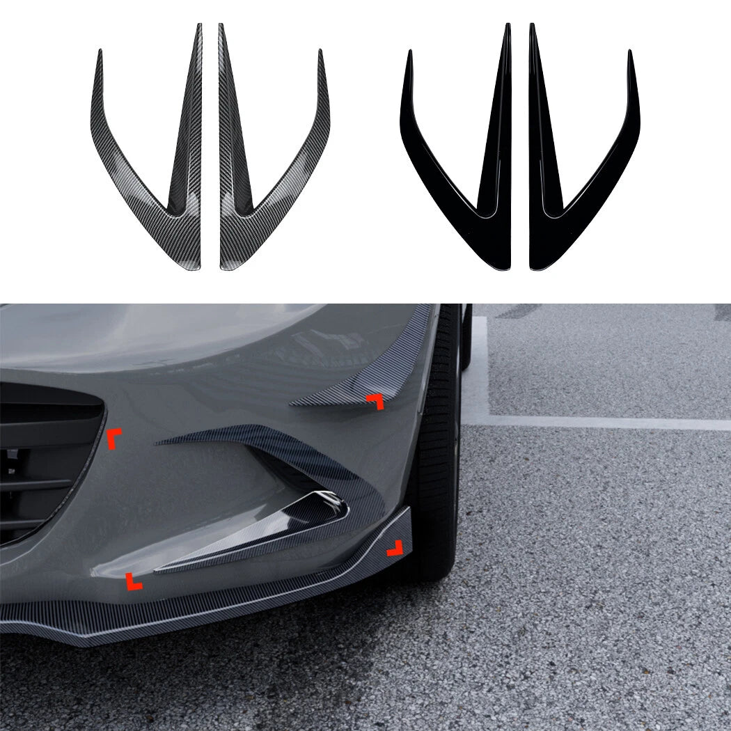 Front Bumper Side Vent Canards Splitter for Mazda MX-5 Miata ND (2016–2024)