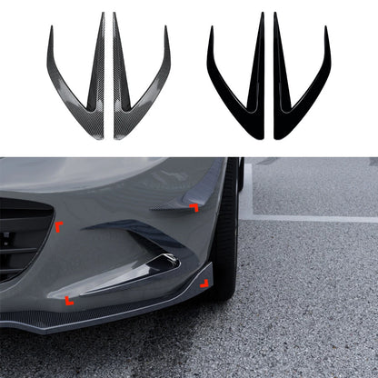Front Bumper Side Vent Canards Splitter for Mazda MX-5 Miata ND (2016–2024)