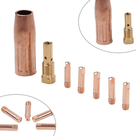 0.8mm Nozzle Tip Kit for Handy MIG Welder - 7 pcs (11205)