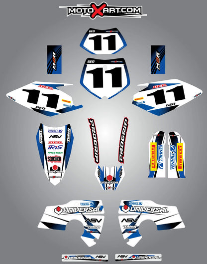 Custom Graphic Kit - STORM for Husaberg 2006-2008 Stickers/Decals