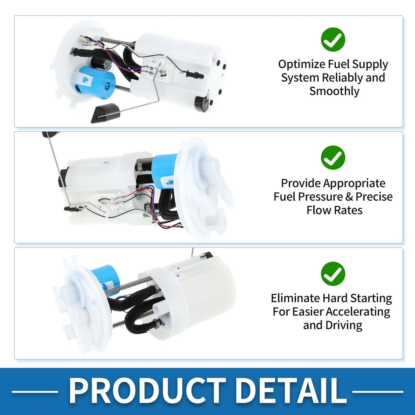 Electric Fuel Pump Assembly for Nissan Versa Micra L4 1.6L (2007-2019)