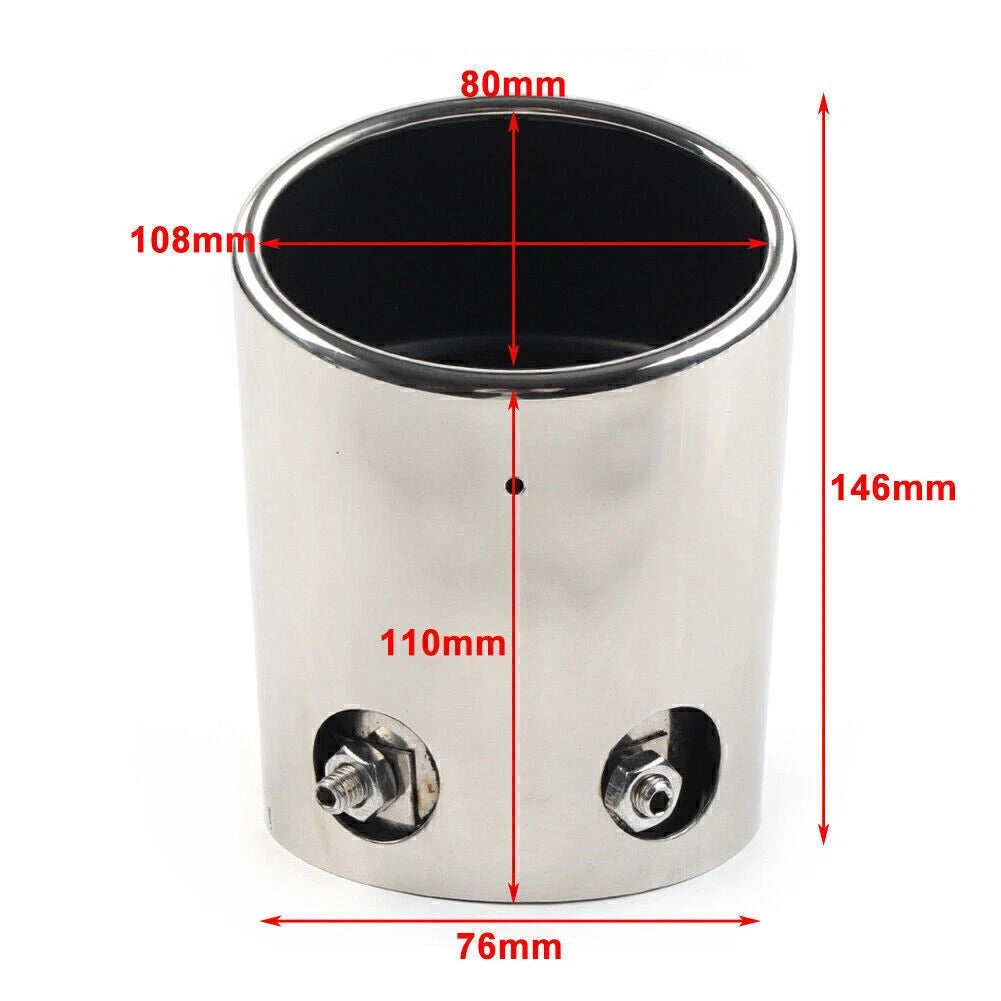 Rear Exhaust Pipe Tail Muffler Tip for Toyota Land Cruiser Prado (03-09)