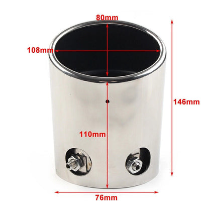 Rear Exhaust Pipe Tail Muffler Tip for Toyota Land Cruiser Prado (03-09)