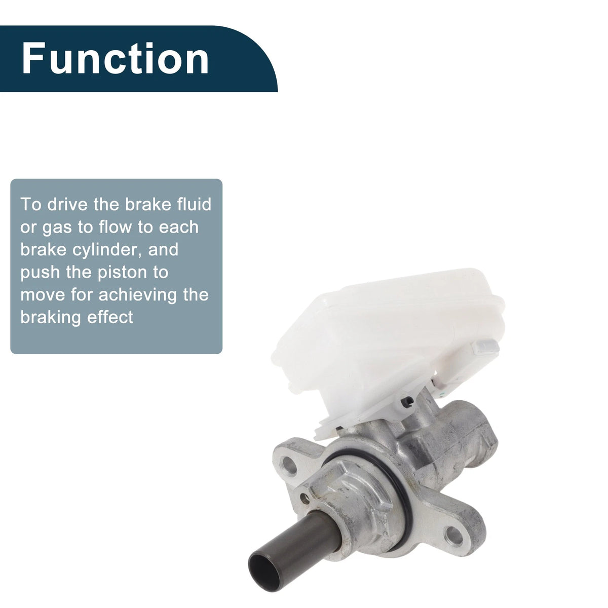 Brake Master Cylinder with Reservoir for Ford Fiesta Mk7 (2009-2012)