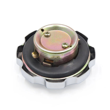 Silver Tone Metal Gas Cap Lock Cover 2 Keys for CG125
