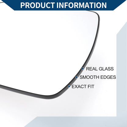 Heated Left Side Mirror Glass for Toyota Sienna (2011-2019)