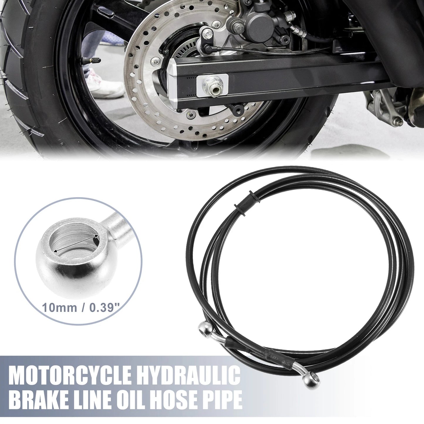 Brake Line / 74.80" / Motorcycle Hydraulic Hose Braided Cable for Make Model