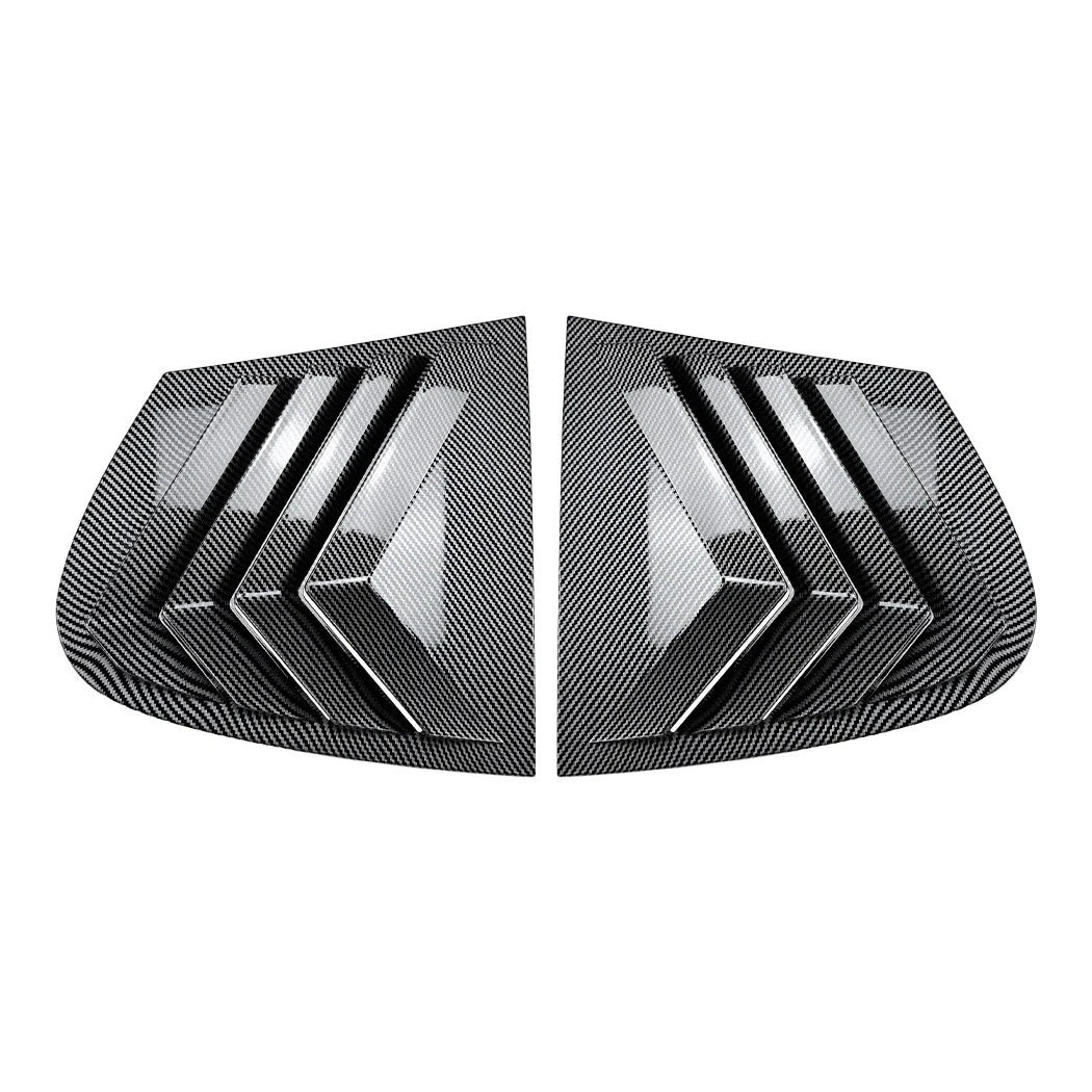 Carbon Look Rear Window Scoop Shutter Vent Covers for BMW 1Series (2005–2011)