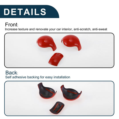 Red Gear Shift Knob Cover for Ford Mustang (2015-2023)